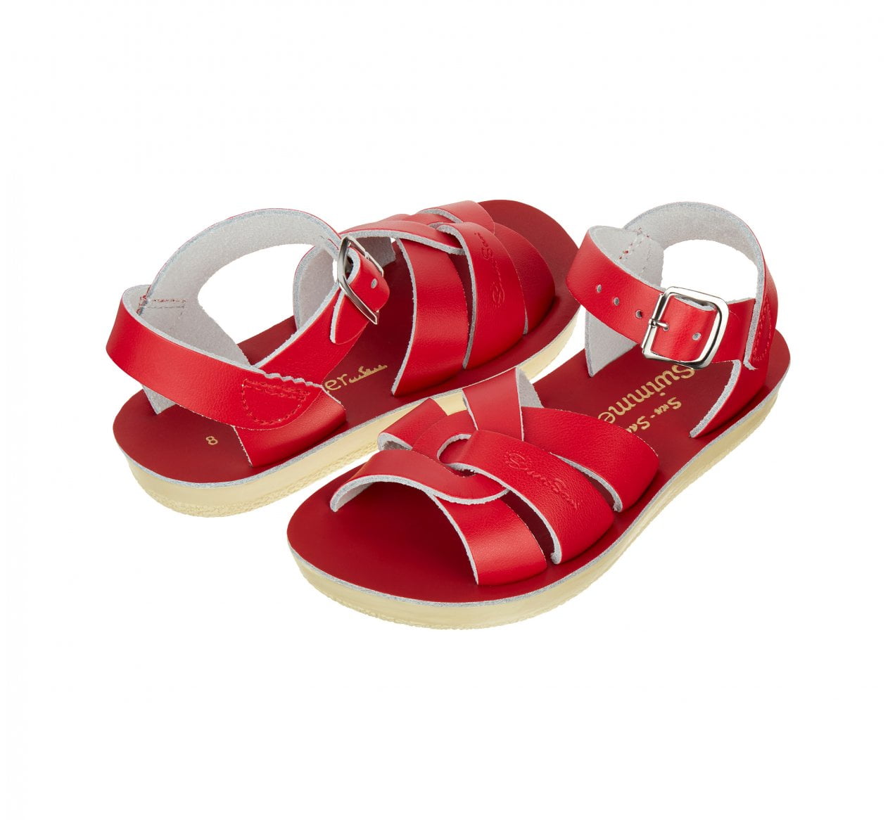 swimmer rood salt water sandals sun san