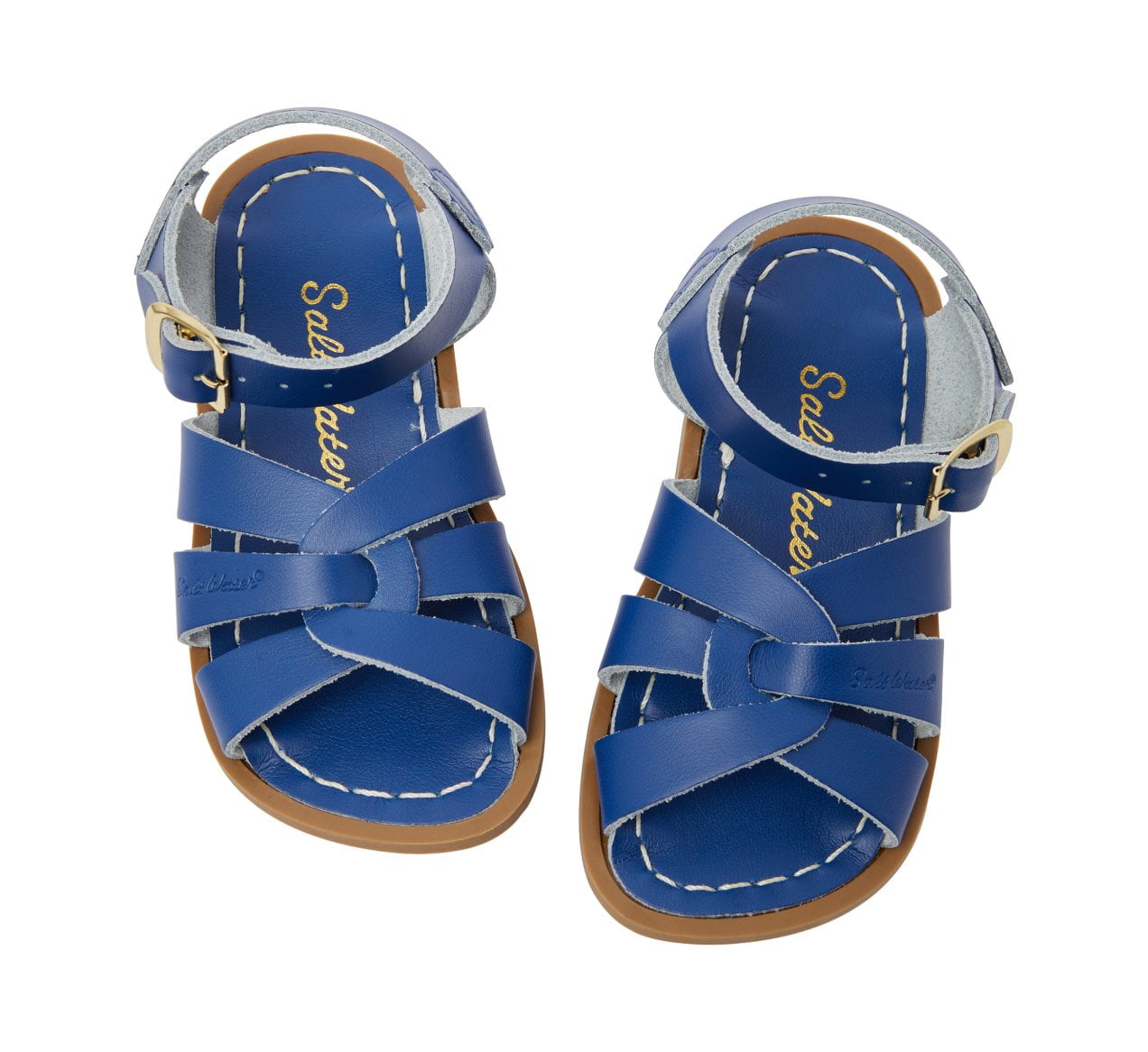 retro kindersandalen salt water sandals kobalt b;auw