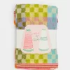 Set van 2 vaatdoekjes checkered check editie 55 - Foekje Fleur - Afbeelding 4