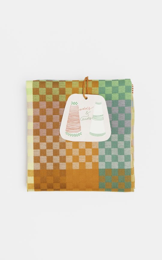 Theedoek Checkered check editie 57B - Foekje Fleur