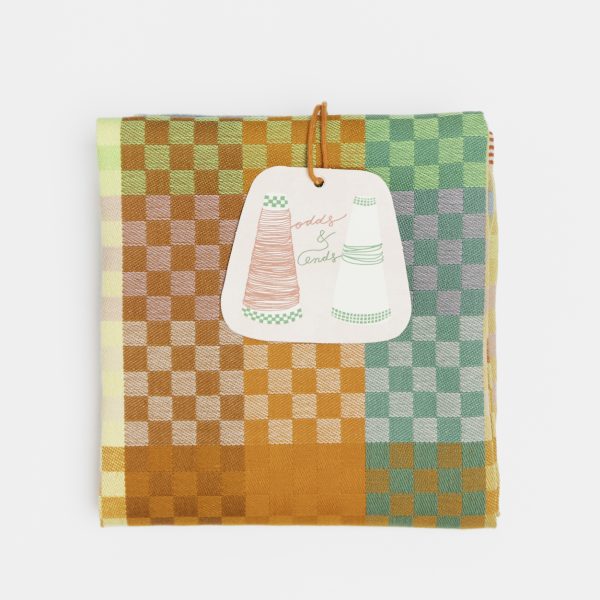 Theedoek Checkered check editie 57B - Foekje Fleur