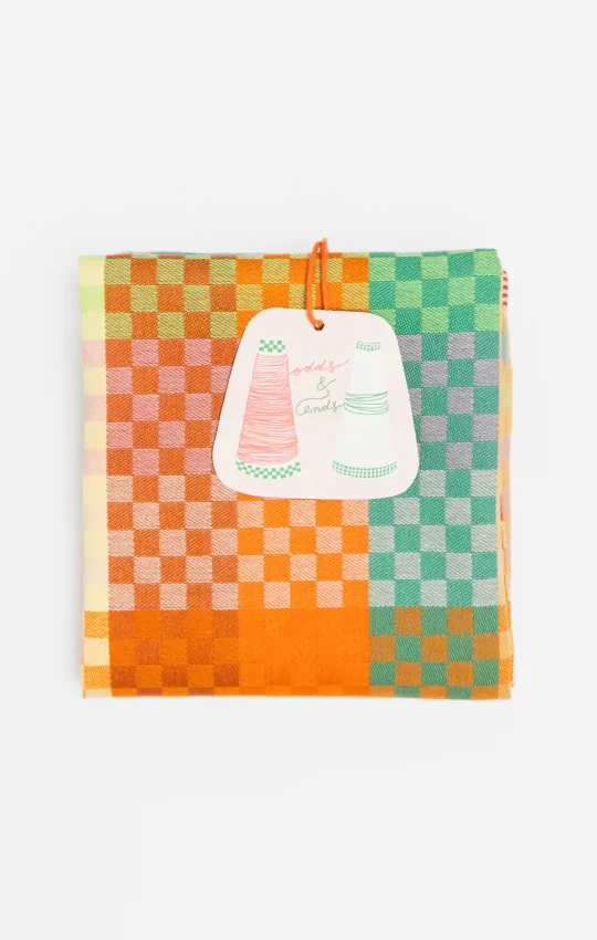 Theedoek Checkered check editie 57B - Foekje Fleur