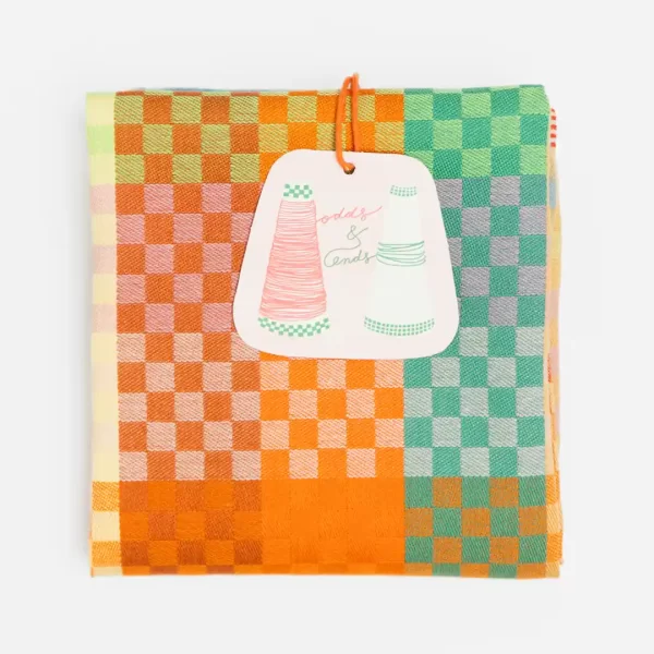 Theedoek Checkered check editie 57B - Foekje Fleur