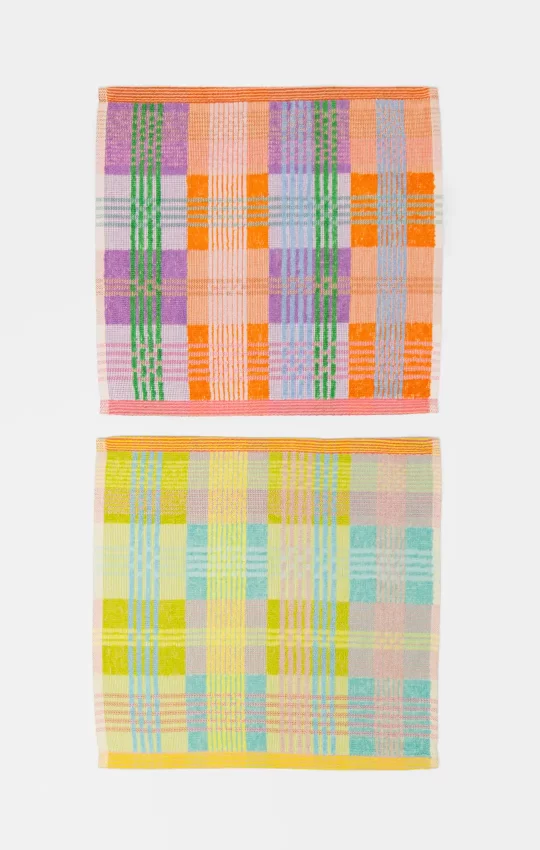 Set van 2 vaatdoekjes Wild weave editie 51 - Foekje Fleur